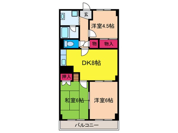 シャトー林の物件間取画像